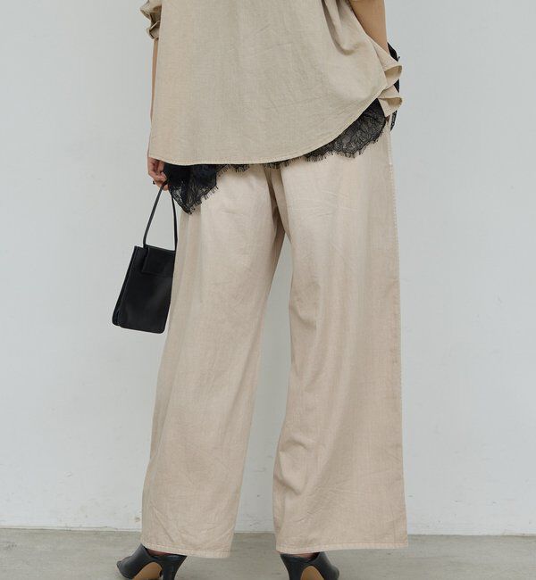  「【夏でも快適】シアーデニムパンツ」|デニム|