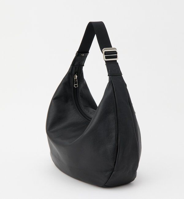  「ソフトレザーラウンドビッグショルダーバッグ」|ショルダー・メッセンジャー|