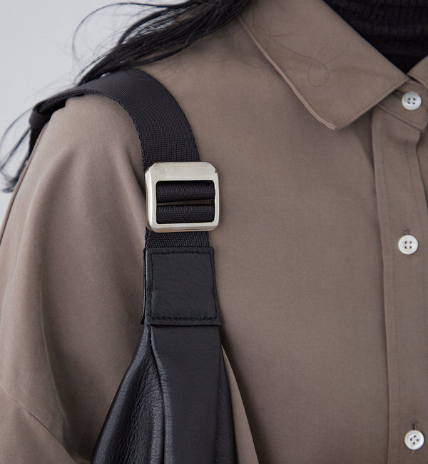  「ソフトレザーラウンドビッグショルダーバッグ」|ショルダー・メッセンジャー|