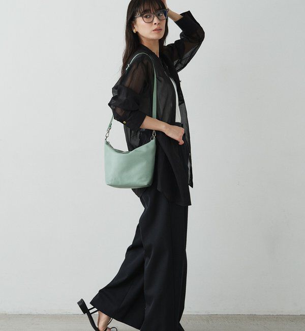  「ソフトレザーシンプルショルダーバッグ 」|ショルダー・メッセンジャー|