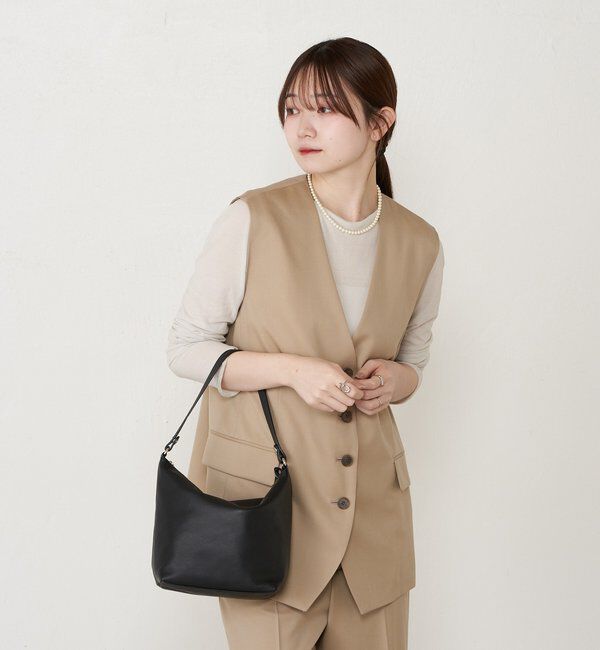  「ソフトレザーシンプルショルダーバッグ 」|ショルダー・メッセンジャー|