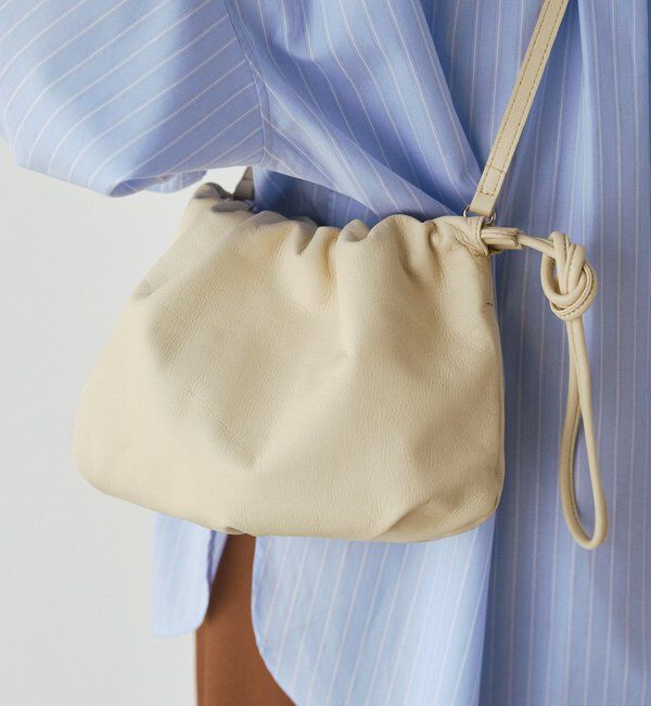  「レザー巾着4WAYショルダーバッグ」|ショルダー・メッセンジャー|