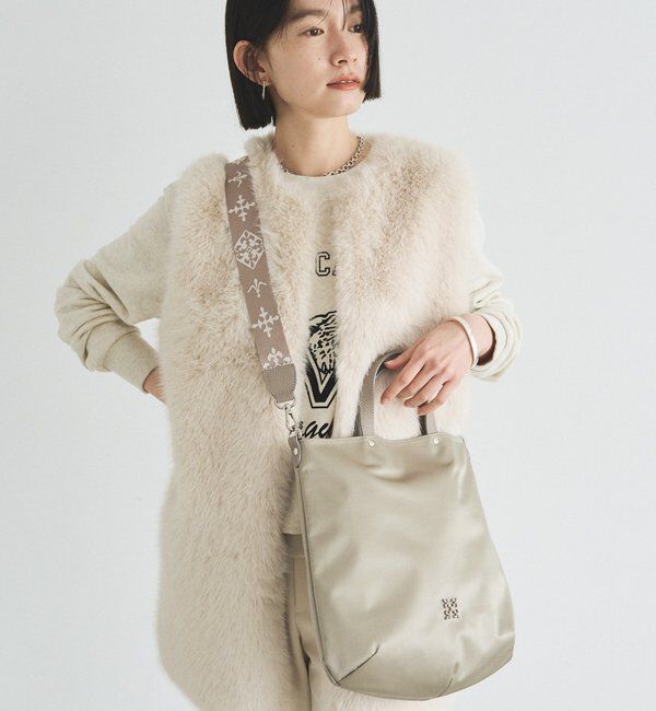  「《WEB限定》スリム2WAYトートバッグ <クラウズナイロン>」|トートバッグ|