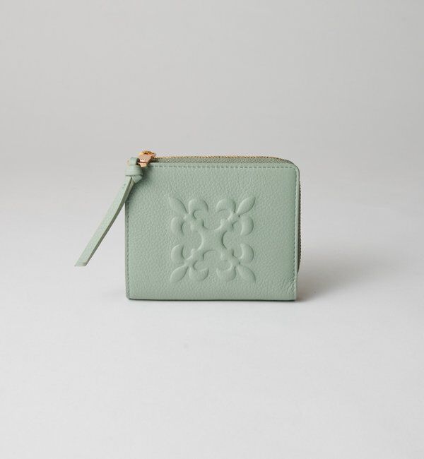  「エンボスモノグラムハーフウォレット」|財布|