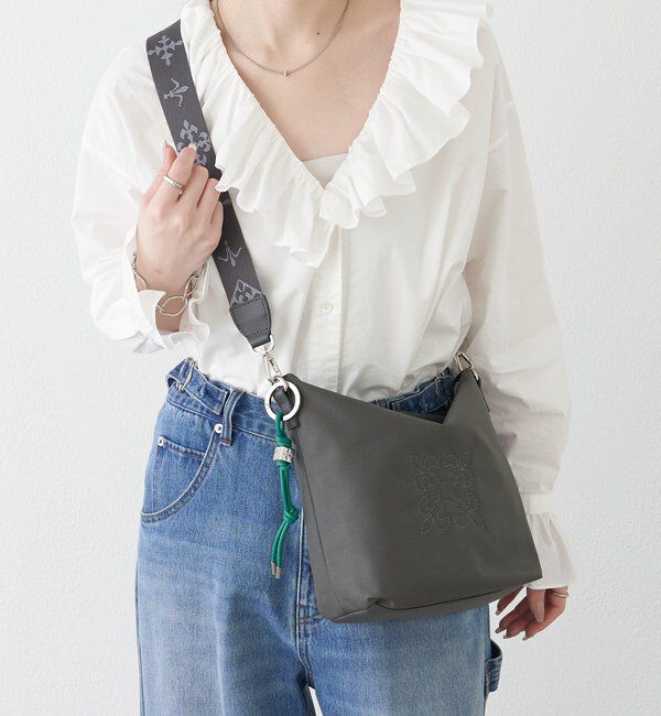  「レザーコードバッグチャーム」|チャーム・キーホルダー|