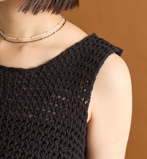  「フリンジニットベスト」|ベスト・ジレ|