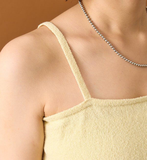  「ブークレ裾レースカーデセット」|カーディガン|