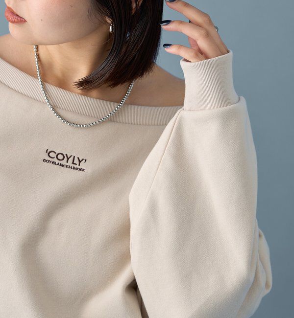  「オフショルスウェット」|Tシャツ・カットソー|