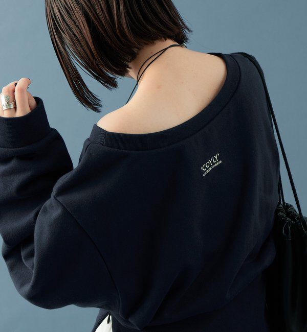  「オフショルスウェット」|Tシャツ・カットソー|