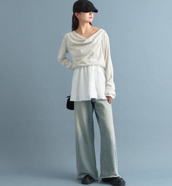  「オフショルロンT」|Tシャツ・カットソー|