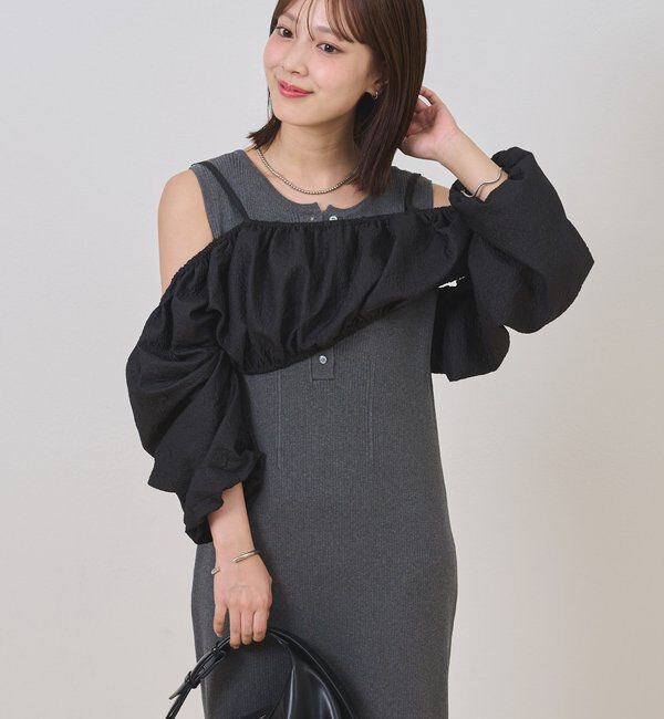  「【@sktnnm企画】ホイップブラウスセットワンピース」|ワンピース|