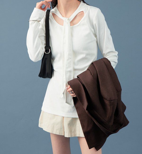  「ボウタイカットソー」|Tシャツ・カットソー|