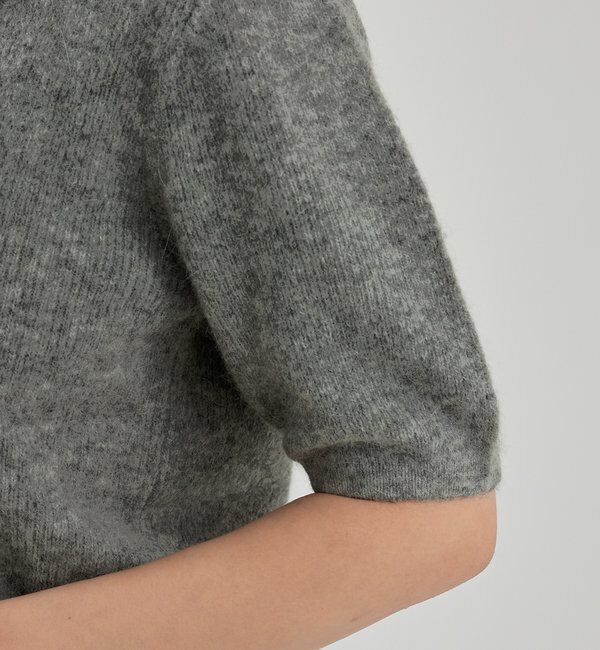  「衿付き半袖ニット」|ニット・セーター|