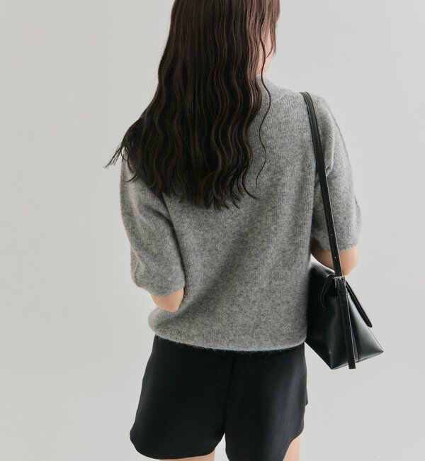  「衿付き半袖ニット」|ニット・セーター|