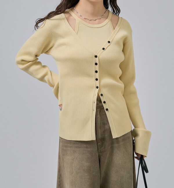  「アメスリニットカーデSET」|カーディガン|