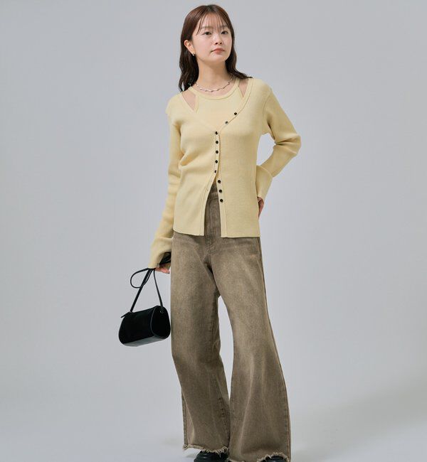  「アメスリニットカーデSET」|カーディガン|