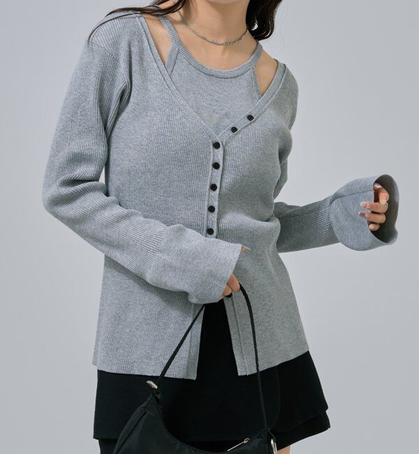  「アメスリニットカーデSET」|カーディガン|
