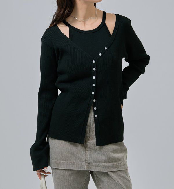  「アメスリニットカーデSET」|カーディガン|