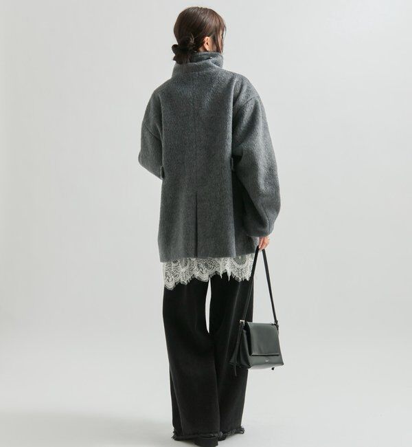  「ウール混 シャギーミドルコート」|その他|