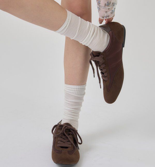  「サテンラインスニーカー」|スニーカー|