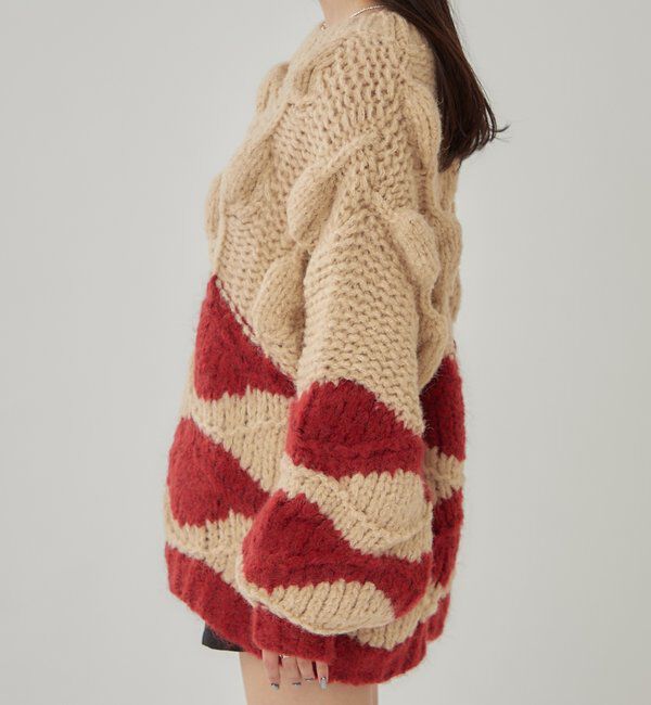  「ぽこぽこウェーブニット」|ニット・セーター|