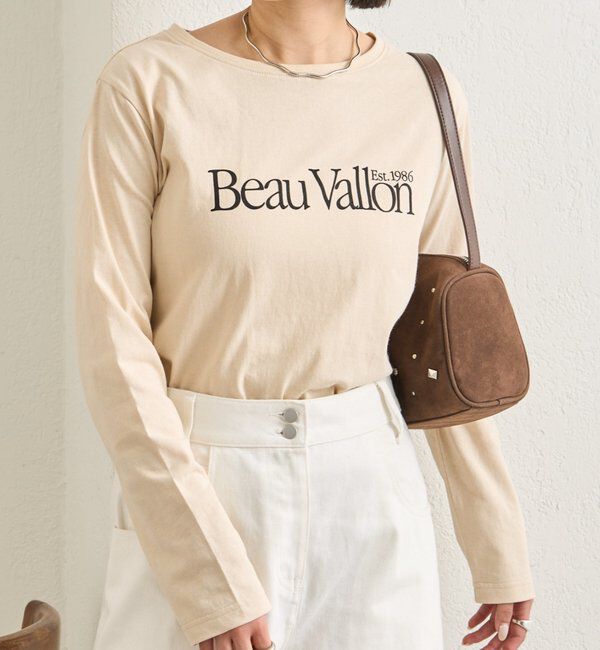  「カラーチビロゴロングTシャツ」|Tシャツ・カットソー|