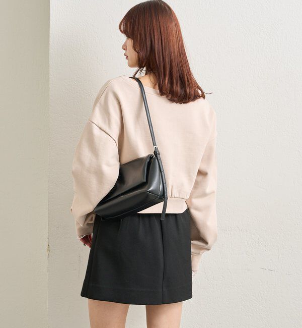  「ポイント刺繍ショートスウェット」|Tシャツ・カットソー|