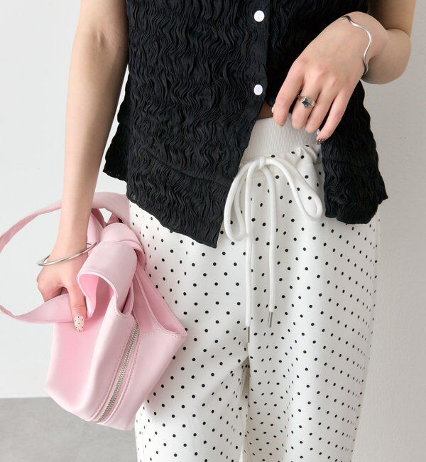  「裾ドロストスウェットパンツ」|チノ|