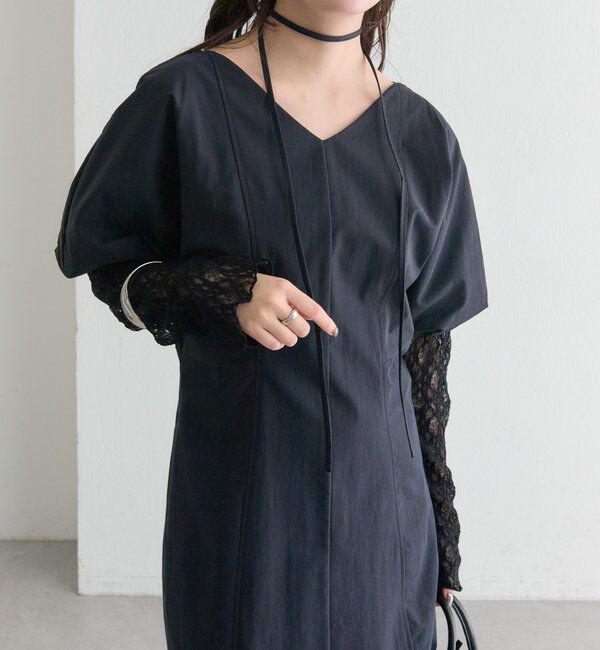  「パフレーススリーブワンピース」|ワンピース|