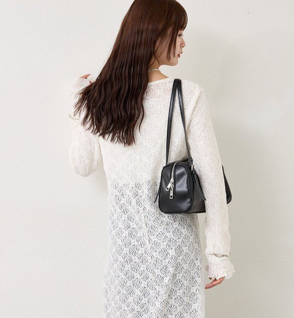  「カットレース切替ワンピース」|ワンピース|