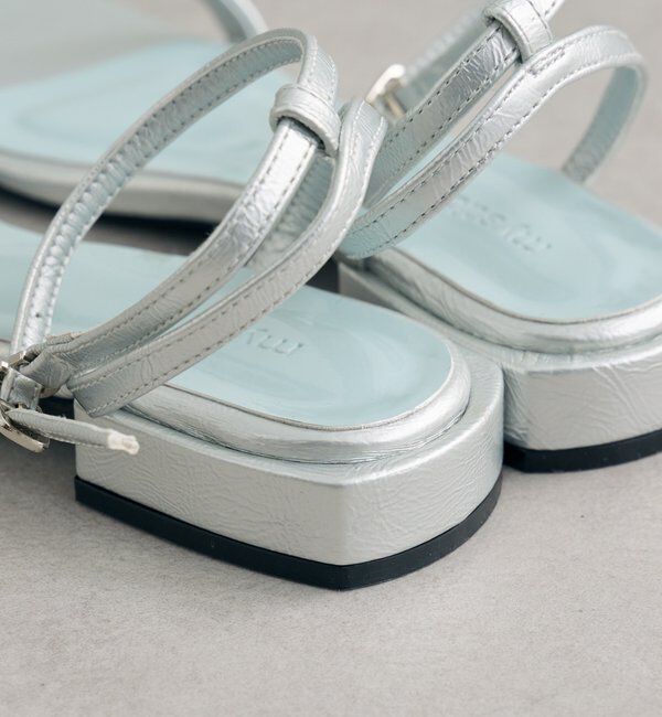  「ストラップフラットサンダル」|サンダル|