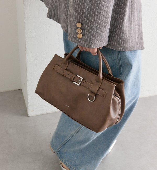  「loti ベルト付きボストンバッグ」|トートバッグ|