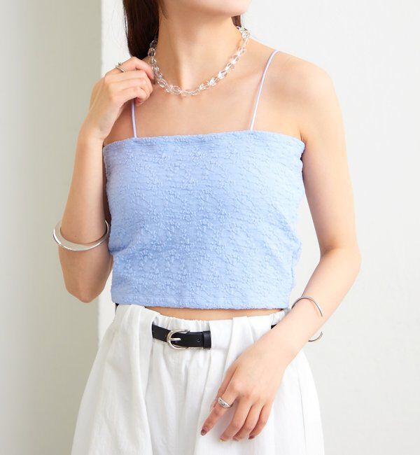  「パット付きレースキャミソール」|キャミソール|