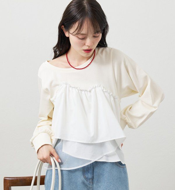  「ビスチェドッキングスウェット」|パーカー|