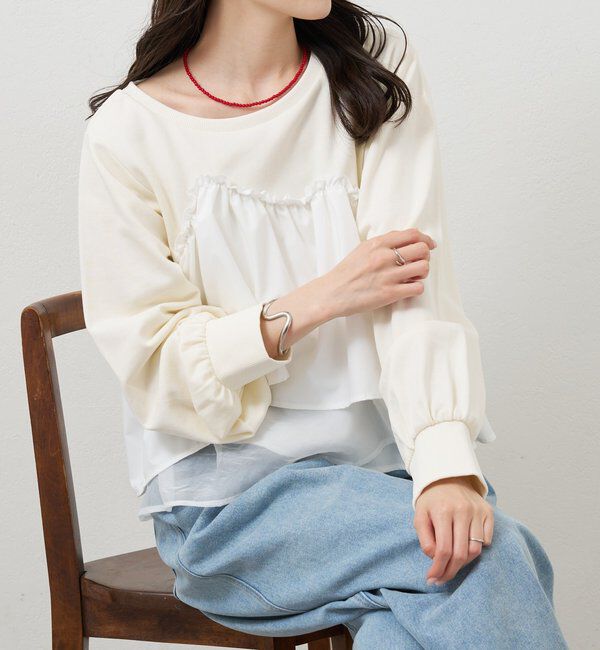  「ビスチェドッキングスウェット」|パーカー|