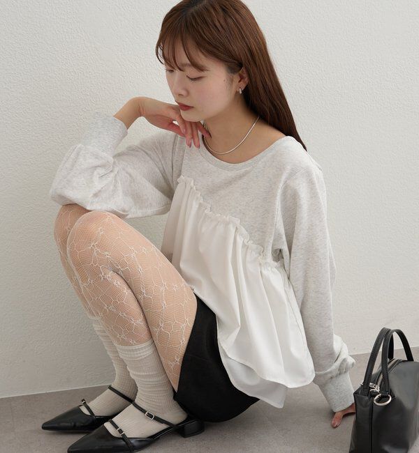  「ビスチェドッキングスウェット」|パーカー|