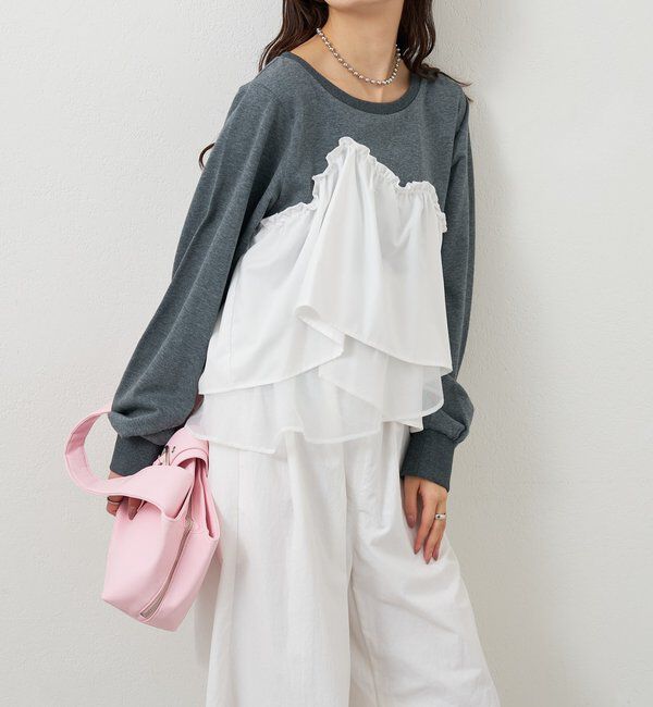  「ビスチェドッキングスウェット」|パーカー|