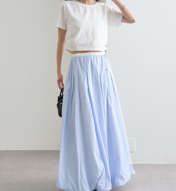  「ストライプバルーンスカート」|スカート|