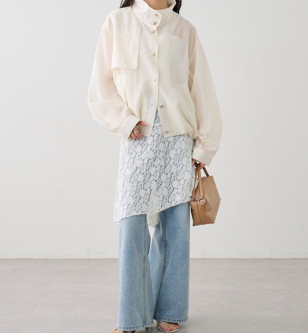  「シアートレンチブルゾン」|ブルゾン・スタジャン|