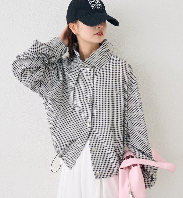  「シアートレンチブルゾン」|ブルゾン・スタジャン|