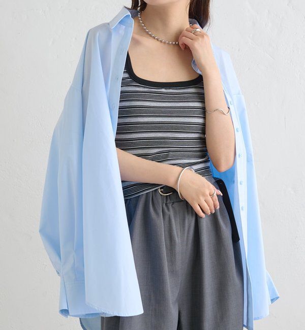  「パット付きマルチボーダーキャミソール」|キャミソール|