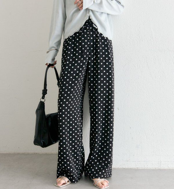  「ドットWベルトパンツ」|チノ|