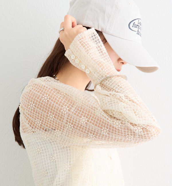  「フラワーレースロングワンピース」|ワンピース|