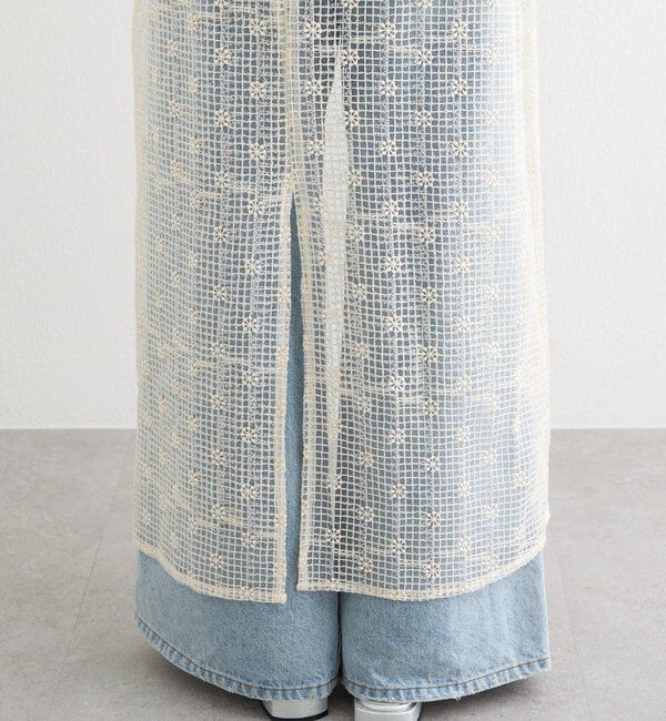  「フラワーレースロングワンピース」|ワンピース|