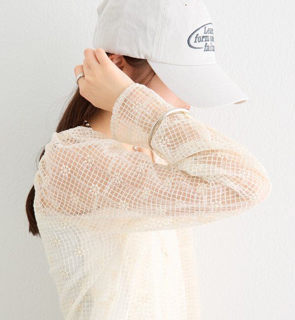  「フラワーレースロングワンピース」|ワンピース|