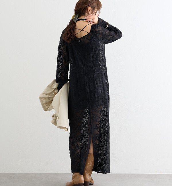  「フラワーレースロングワンピース」|ワンピース|