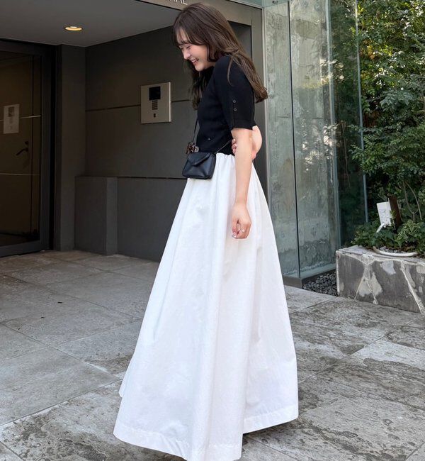  「【@__misa__03企画】プレート付きドッキング半袖ワンピース」|ワンピース|ブラック