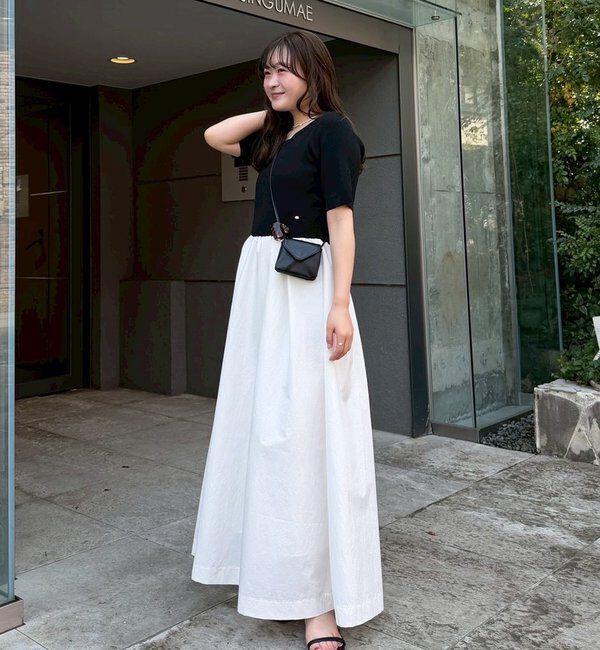  「【@__misa__03企画】プレート付きドッキング半袖ワンピース」|ワンピース|