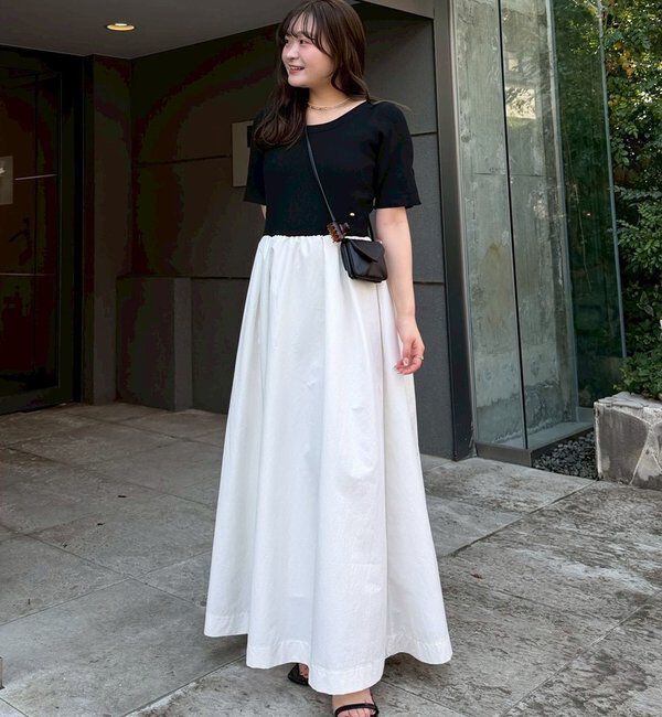  「【@__misa__03企画】プレート付きドッキング半袖ワンピース」|ワンピース|