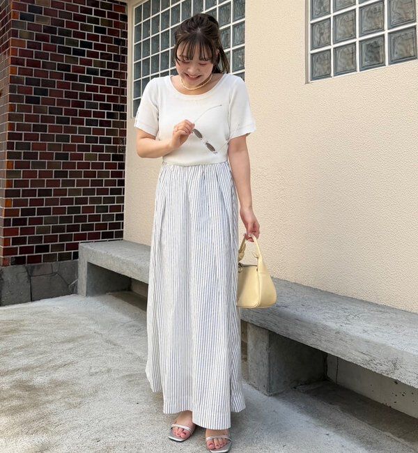  「【@__misa__03企画】プレート付きドッキング半袖ワンピース」|ワンピース|